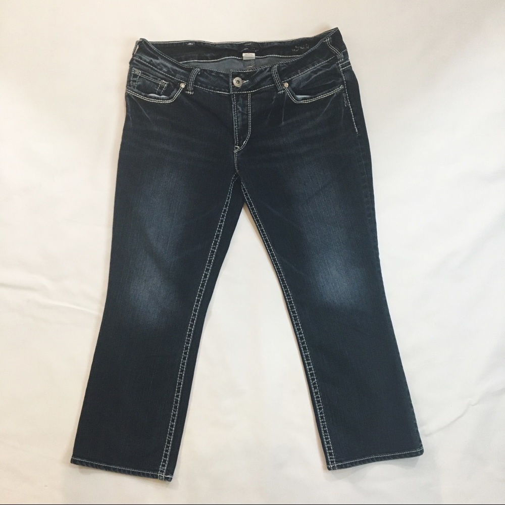 Silver Suki Denim Capris